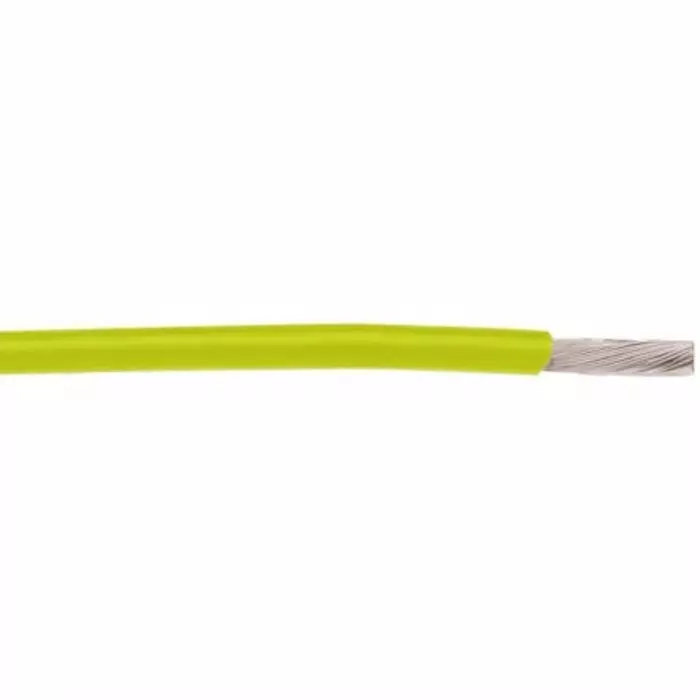 Alpha Wire Single Core Hook Up Wire 0.09 mm² Nominal Area Yellow 30.5 m Length, 2842/19 YL005