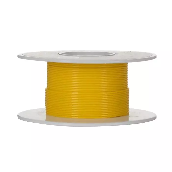 Alpha Wire Single Core Equipment Wire 0.09 mm² Nominal Area Yellow 30 m Length, 5852 YL005