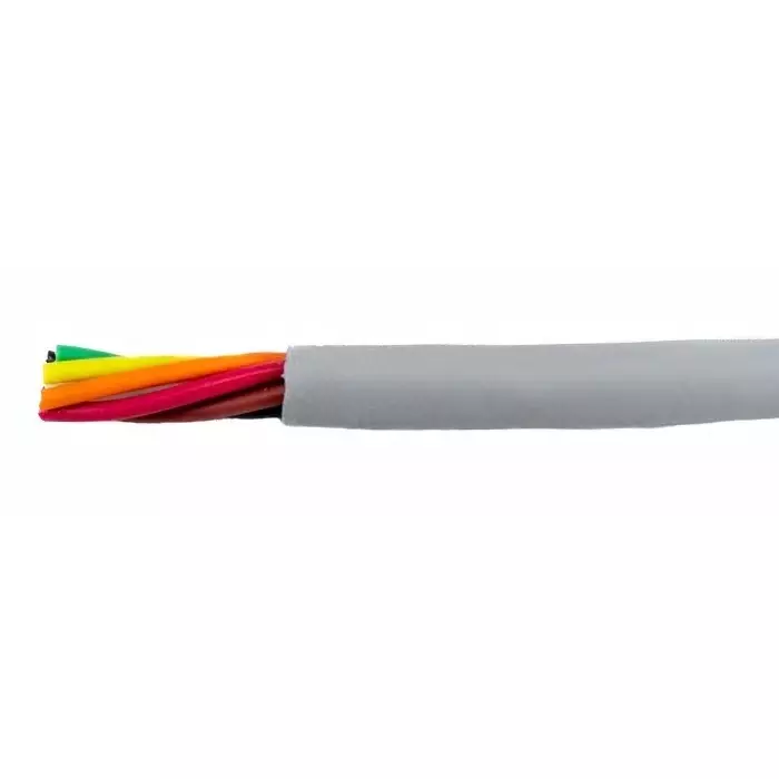 Alpha Wire Mini Control Cable 6 Core 0.09 mm² Area Grey 30 m Length, 78006 SL005