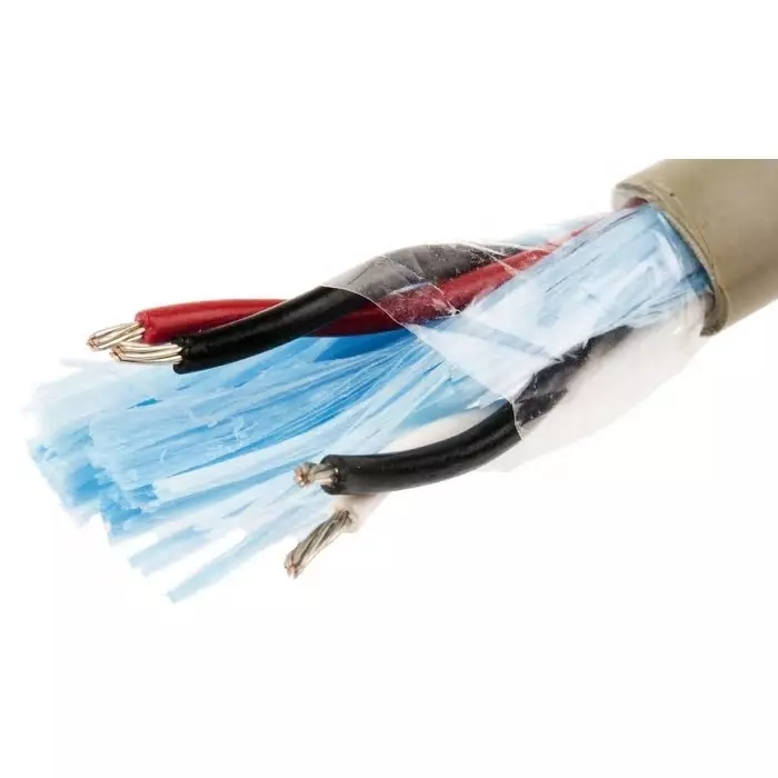 Alpha Wire Data Cable 4 Core 0.35 mm² Area Grey 50 m Length, B964021 GE321