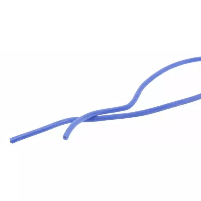 Hew Heinz Eilentropp SIFF Series Blue 0.26 mm² Hook Up Wire 23 AWG 130/0.05 mm 5m Silicone Insulation