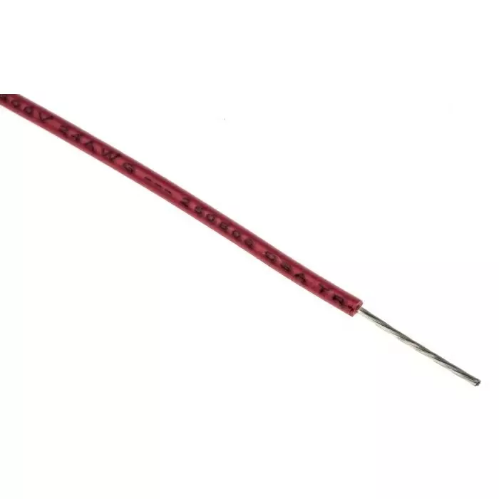 Alpha Wire Single Core Harsh Environment Wire 0.23 mm² Nominal Area Red 305 m Length, 3050 RD001