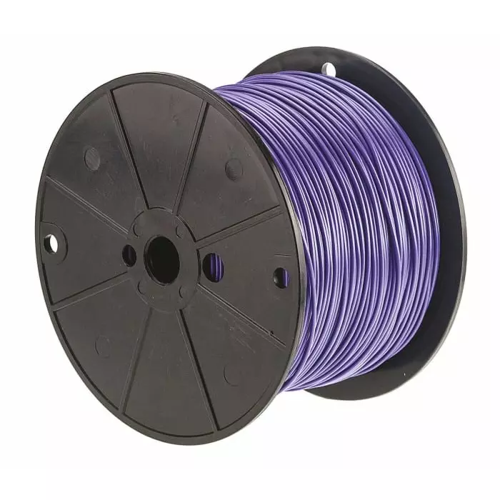 Alpha Wire Single Core Hook Up Wire 0.81 mm² Nominal Area Purple 305 m Length, 3055 VI001