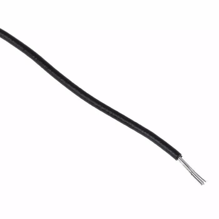 Alpha Wire Premium Single Core Hook Up Wire 0.52 mm² Nominal Area Black 30 m Length, 3053 BK005