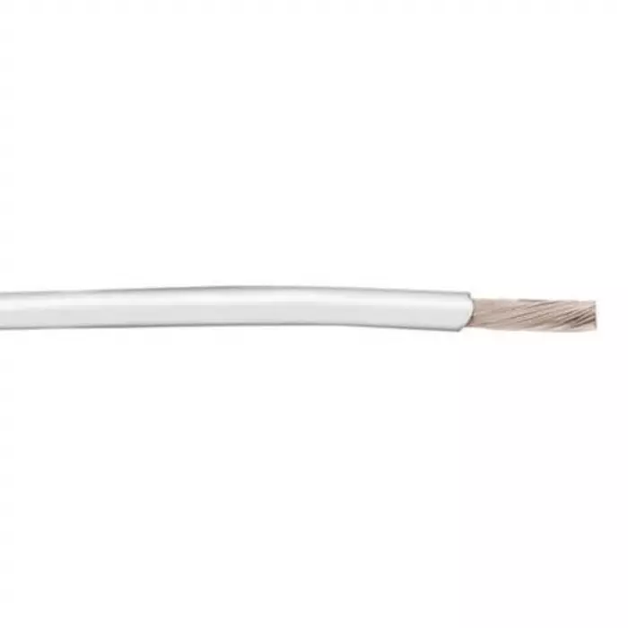 Alpha Wire Single Core Hook Up Wire 0.2 mm² Nominal Area White 30 m Length, 5854 WH005