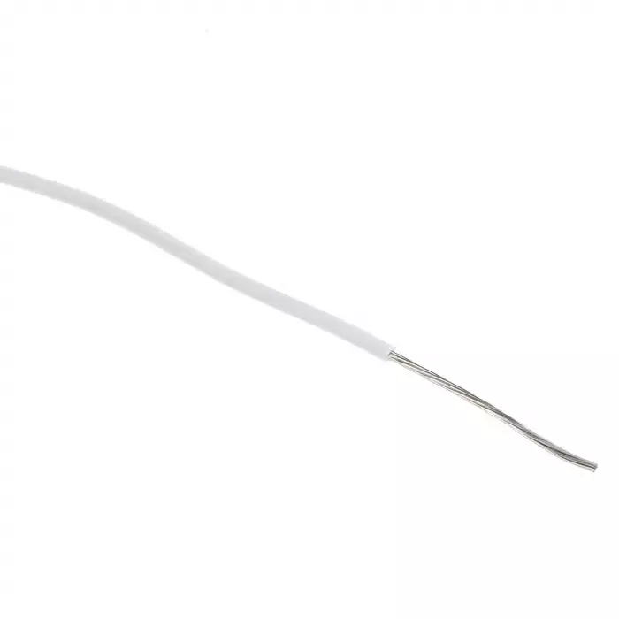 Alpha Wire Ecogen Single Core Hook Up Wire 0.2 mm² Nominal Area White 30 m Length, 6712 WH005