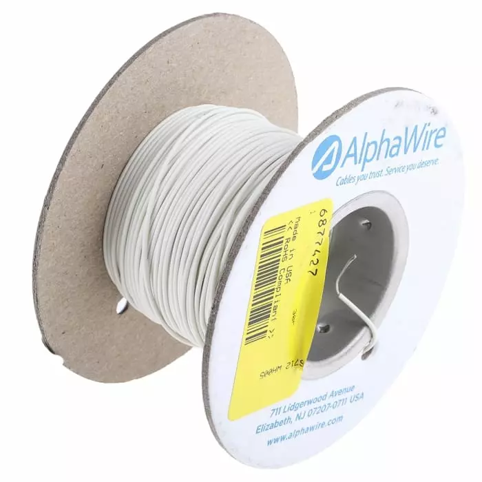 alpha-wire-ecogen-single-core-hook-up-wire-02-mm-nominal-area-white-30-m-length-6712-wh005