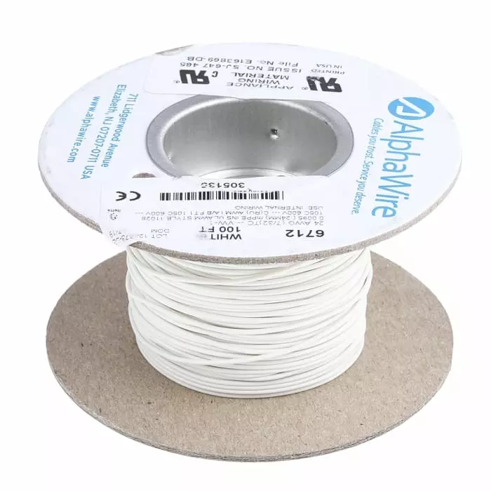 alpha-wire-ecogen-single-core-hook-up-wire-02-mm-nominal-area-white-30-m-length-6712-wh005