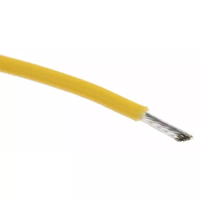 Alpha Wire Single Core Hook Up Wire 0.62 mm² Nominal Area Yellow 30 m Length, 5856 YL005
