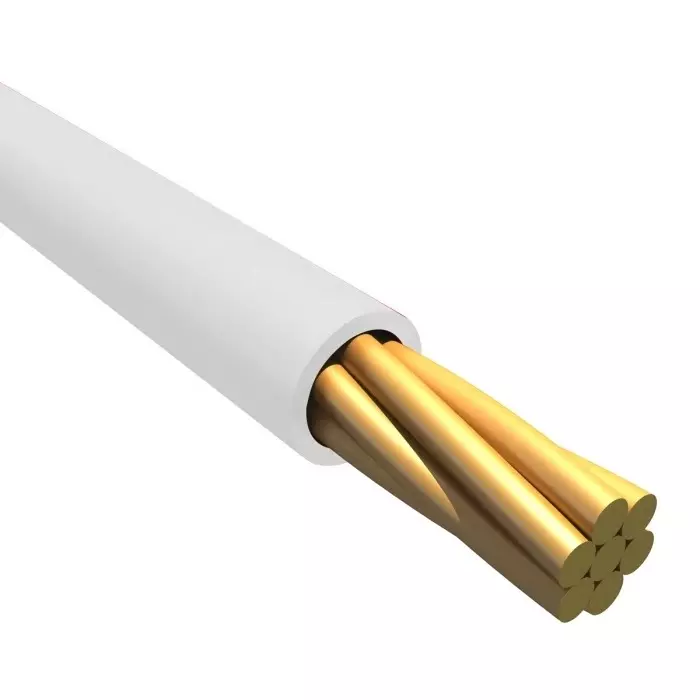 Alpha Wire Single Core Hook Up Wire 0.52 mm² Nominal Area White 30 m Length, 1856 WH005