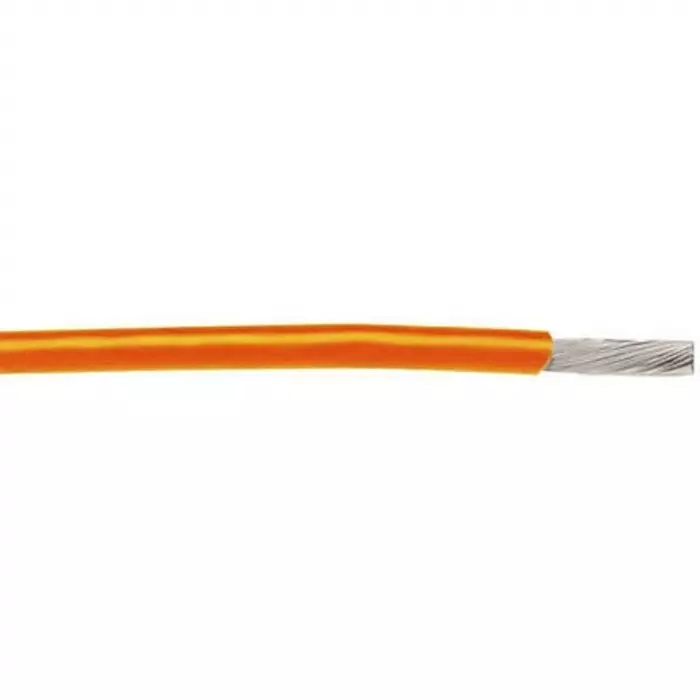 Alpha Wire Single Core Equipment Wire 0.96 mm² Nominal Area Orange 30 m Length, 5857 OR005