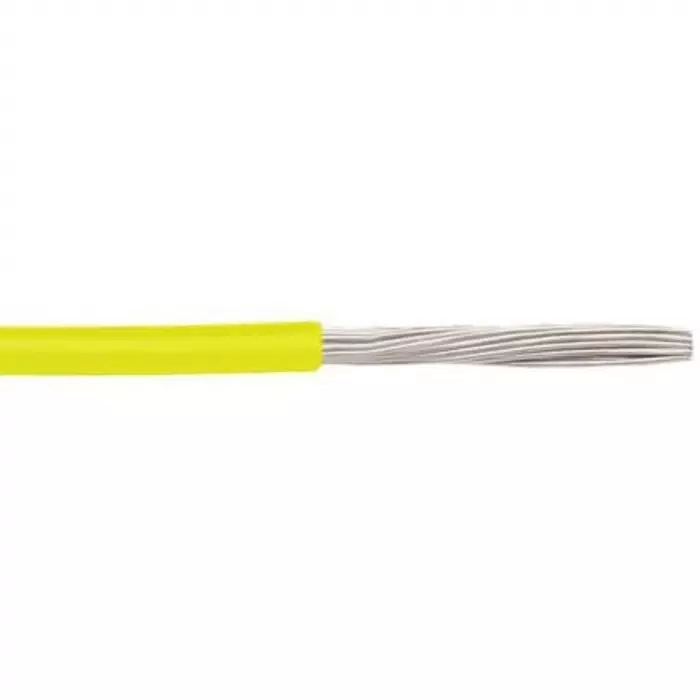 Alpha Wire Ecogen Plus Single Core Hook Up Wire 0.2 mm² Yellow 30 m Length, 6822 YL005