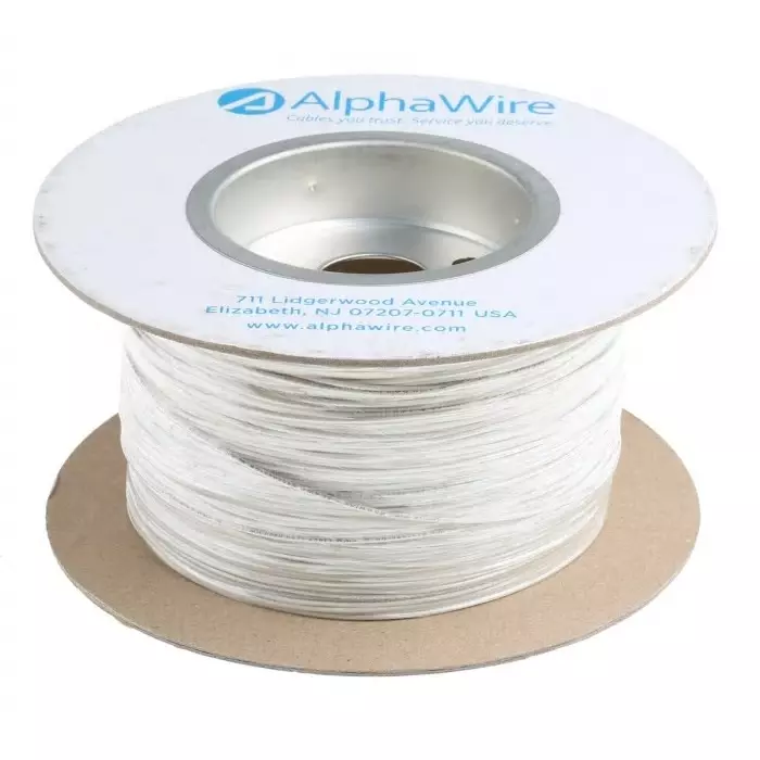 alpha-wire-ecogen-single-core-hook-up-wire-033-mm-nominal-area-white-305-m-length-6713-wh001