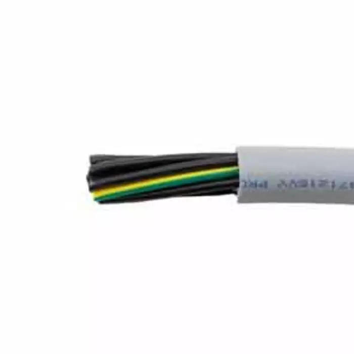 Alpha Wire Control Cable 2 Core 1.5 mm² Area Grey 100 m Length, 470215YY GE033