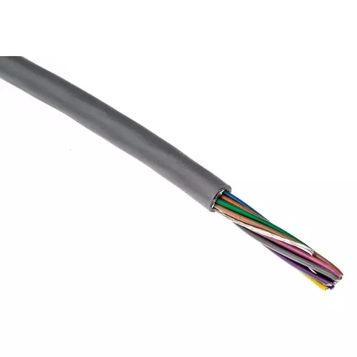 Alpha Wire Communication Control Cable 12 Core 0.23 mm² Area Grey 30 m Length, 1219/12C SL005