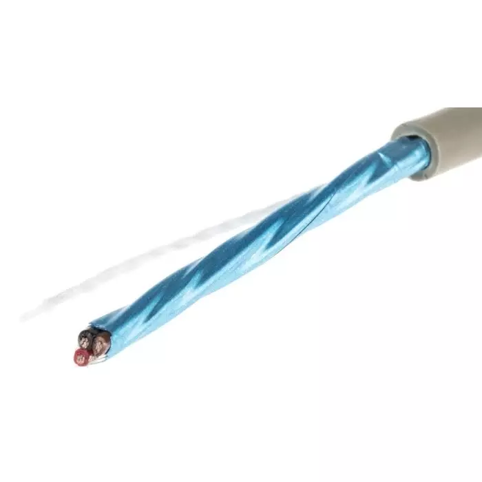 Alpha Wire Data Cable 3 Core 0.35 mm² Area Grey 50 m Length, B954032 GE321