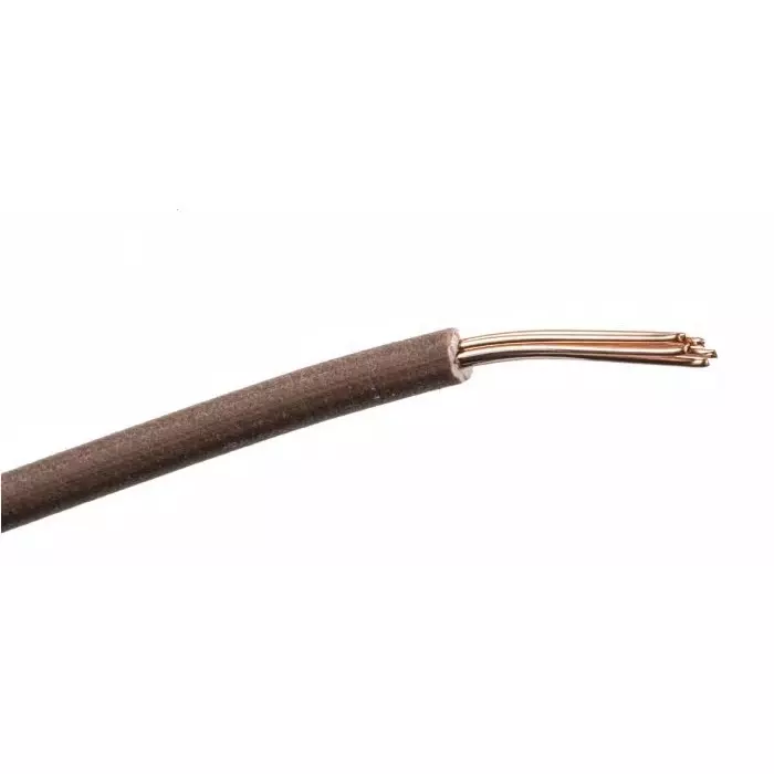 Prysmian 6491B Series Brown 1.5 mm² Hook Up Wire 7/0.53 mm 100m, 20147310 (Pack of 100)