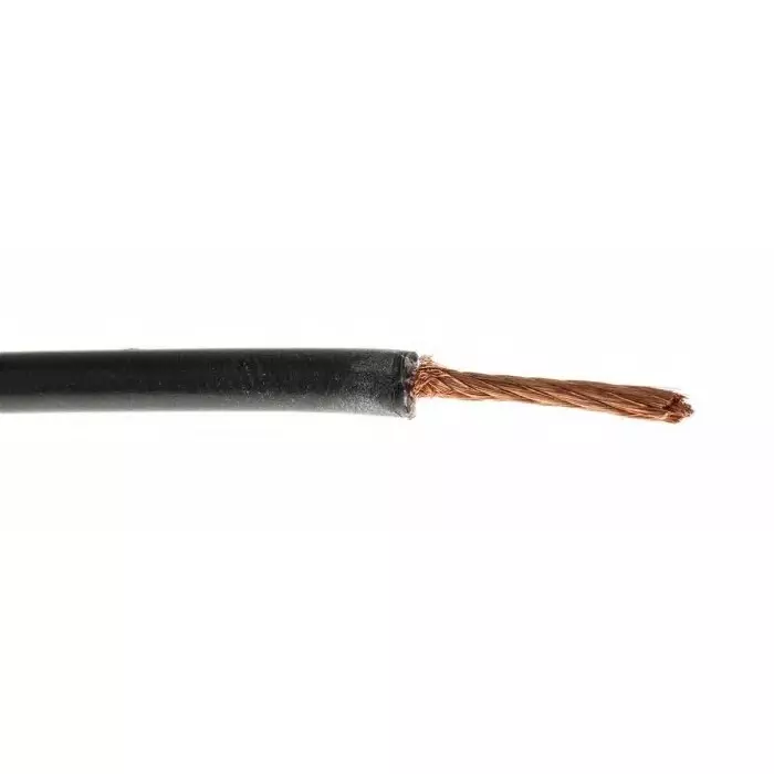 Hew Heinz Eilentropp SIFF Series Black 1.1 mm² Hook Up Wire 17 AWG 516/0.05 mm 100m Silicone Insulation, 13433-01-100
