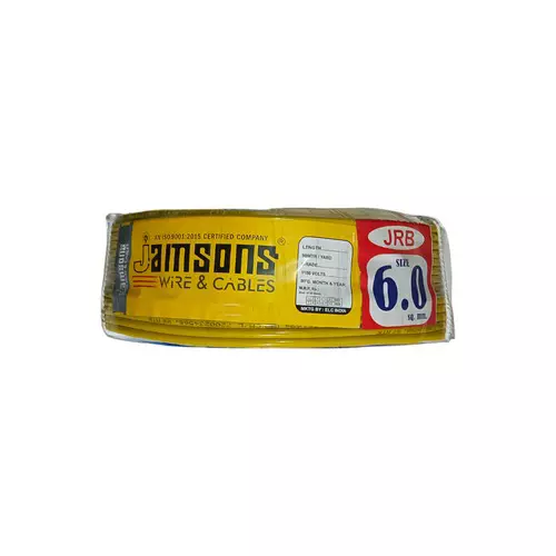 jamsons-super-pvc-cable-wire-6-mm-nominal-area-720-core-size-aluminum-yellow-jm-053-pack-of-90-m-roll