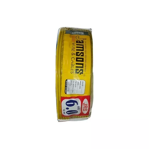 jamsons-super-pvc-cable-wire-6-mm-nominal-area-720-core-size-aluminum-yellow-jm-053-pack-of-90-m-roll