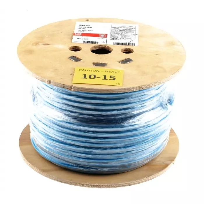 RS PRO 1853969 25 mm² 1 core Hook Up Wire Blue (50 m)
