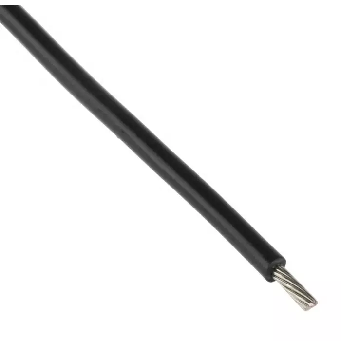 Alpha Wire Single Core Hook Up Wire 0.51 mm² Nominal Area Black 305 m Length, 3053 BK001