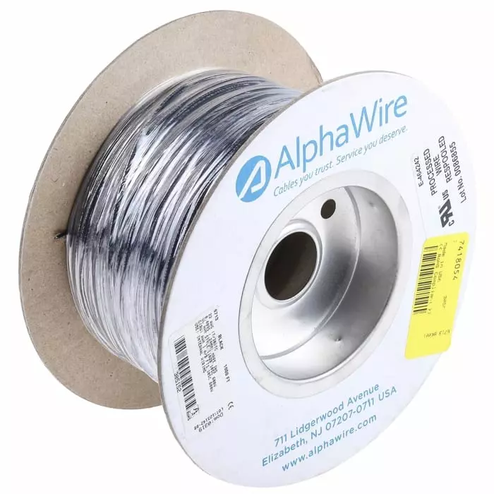 alpha-wire-ecogen-single-core-hook-up-wire-033-mm-nominal-area-black-305-m-length-6713-bk001