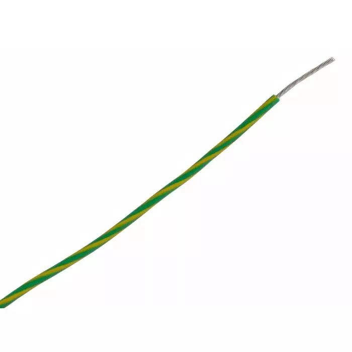 Alpha Wire Single Core Hook Up Wire 0.52 mm² Nominal Area Green & Yellow 305 m Length, 3053 GY001
