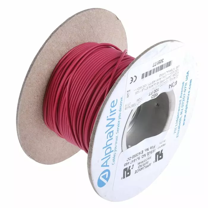 alpha-wire-ecogen-single-core-hook-up-wire-13-mm-nominal-area-red-30-m-length-6716-rd005