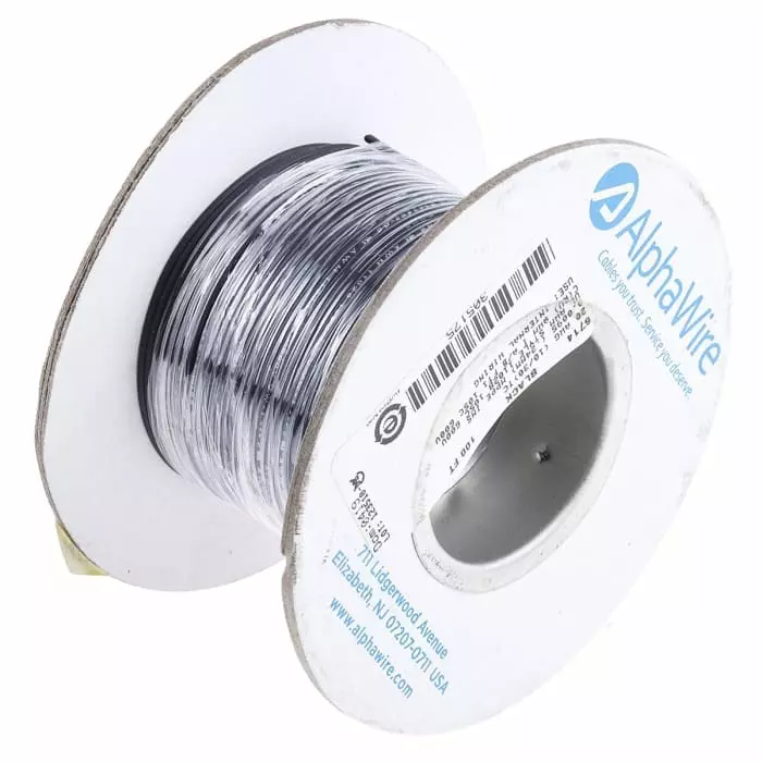 alpha-wire-ecogen-single-core-hook-up-wire-052-mm-nominal-area-black-30-m-length-6714-bk005