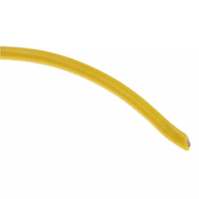 Alpha Wire Single Core Hook Up Wire 0.52 mm² Nominal Area Yellow 30 m Length, 3053 YL005