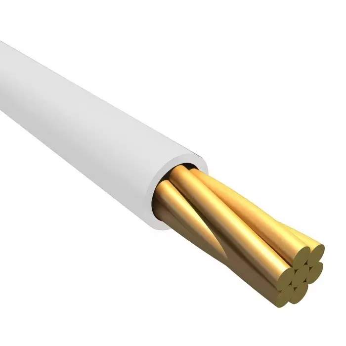 Alpha Wire Ecogen Single Core Hook Up Wire 0.08 mm² Nominal Area White 30 m Length, 6710 WH005