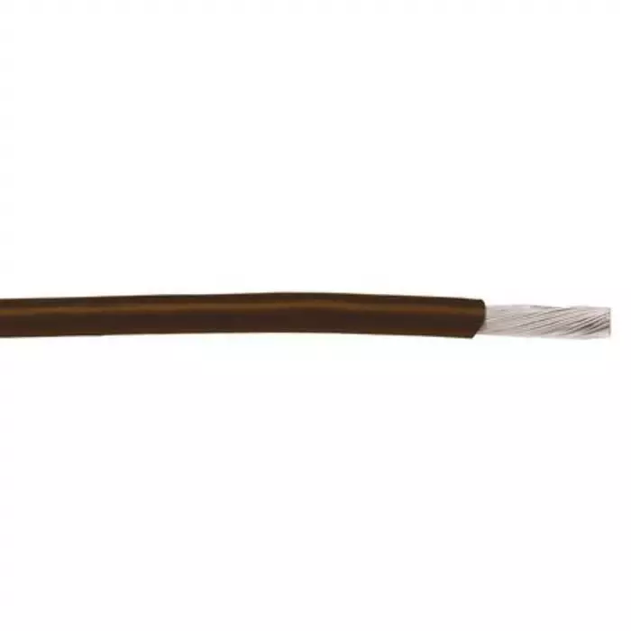 Alpha Wire Single Core Hook Up Wire 0.52 mm² Nominal Area Brown 30 m Length, 1553 BR005