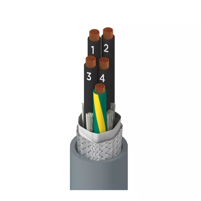 Alpha Wire Multicore Industrial Cable 5 Core Grey 305 m Length, 901405CY SL005