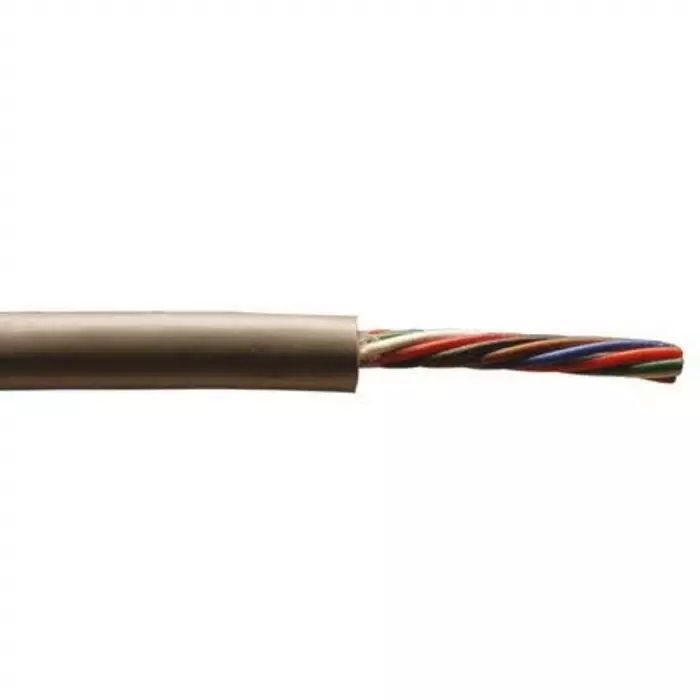 Alpha Wire Communication Control Cable 9 Core 0.56 mm² Area Grey 30 m Length, 1896/9C SL005