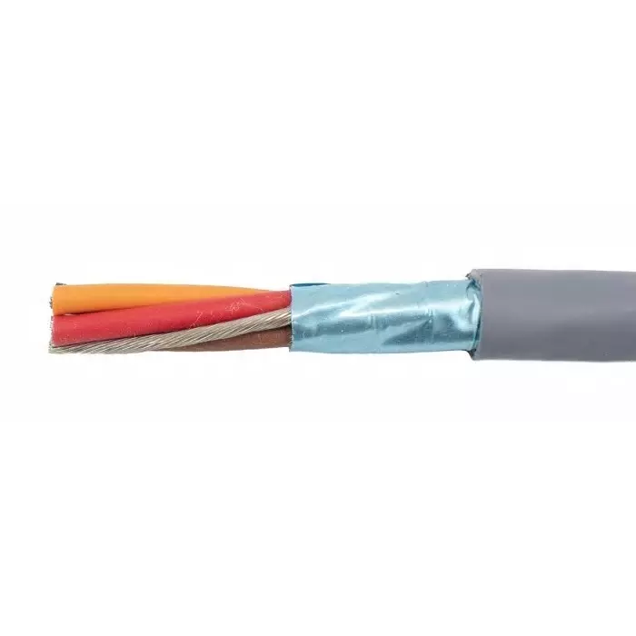 Alpha Wire Control Cable 4 Core 0.28 mm² Area Grey 30 m Length, 77104 SL005