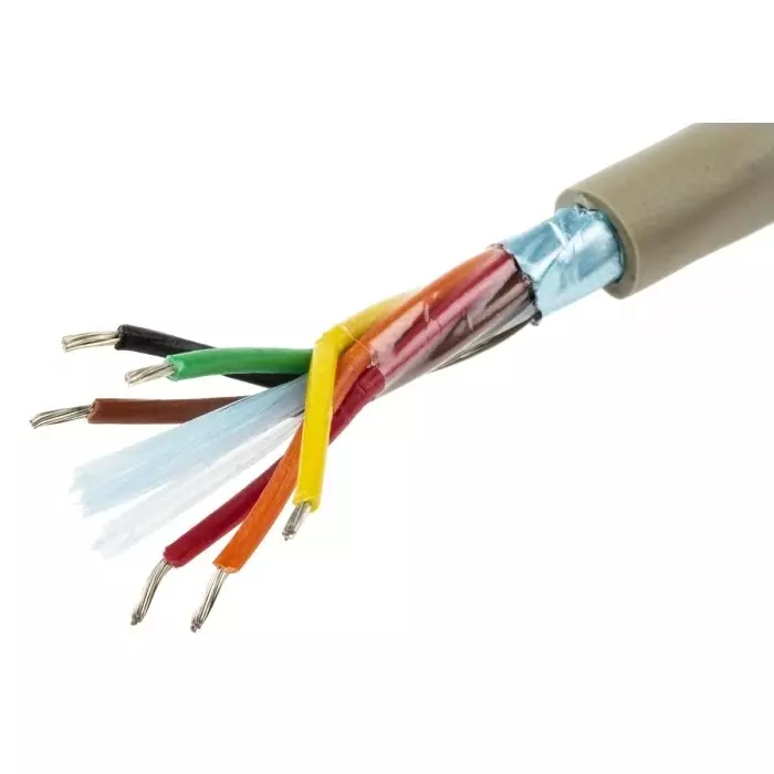 Alpha Wire Data Cable 6 Core 0.23 mm² Area Grey 50 m Length, B953062 GE321