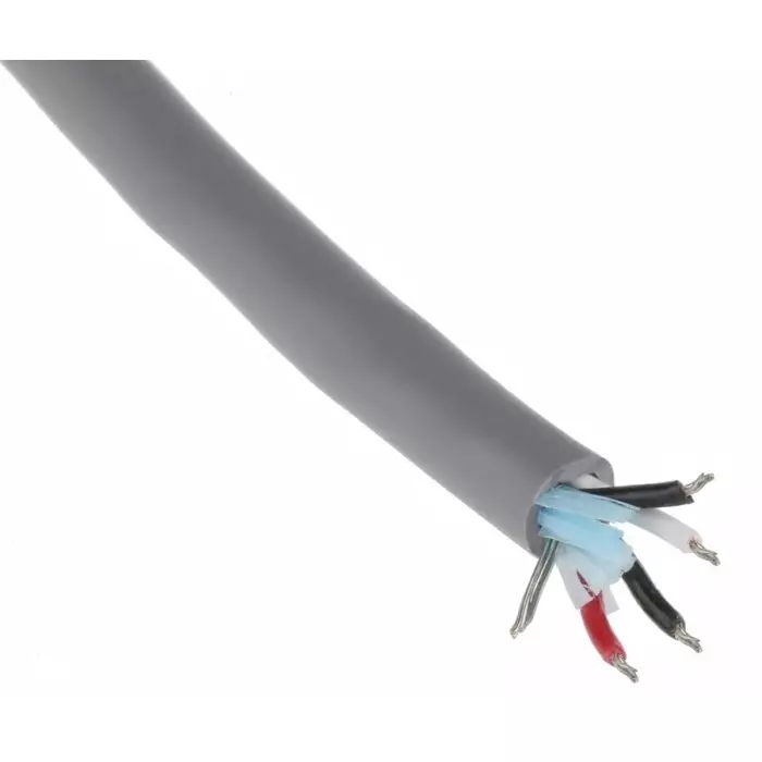 Alpha Wire Data Cable 4 Core 0.23 mm² Area Grey 30 m Length, 5472C SL005