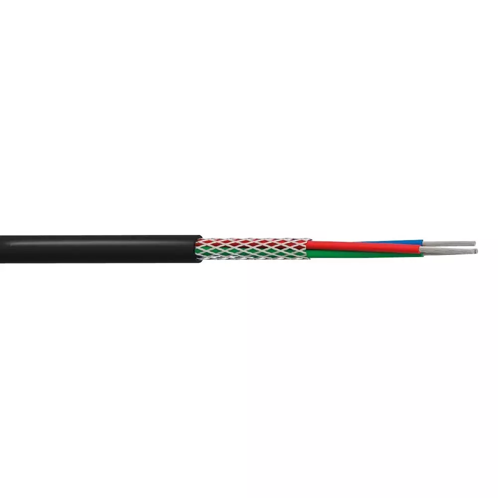 MULTICOMP PRO Multicore Cable Tinned Copper 0.5 mm² Conductor Area 440 V Black, MP002405