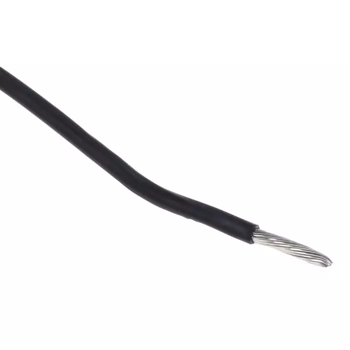 Alpha Wire Ecogen Single Core Hook Up Wire 1.3 mm² Nominal Area Black 30 m Length, 6716 BK005