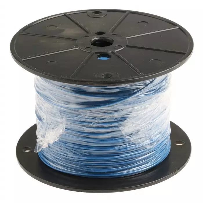 alpha-wire-single-core-hook-up-wire-051-mm-nominal-area-blue-305-m-length-3053-bl001