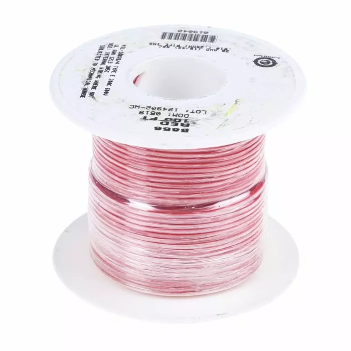 Alpha Wire Single Core Hook Up Wire 0.62 mm² Nominal Area Red 30 m Length, 5856 RD005