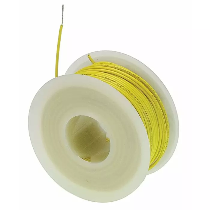 Alpha Wire Single Core Hook Up Wire 0.2 mm² Nominal Area Yellow 30 m Length, 3050 YL005