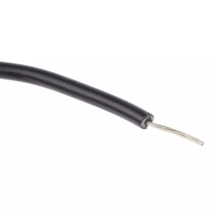 Alpha Wire Single Core Hook Up Wire 0.2 mm² Nominal Area Black 30 m Length, 3070 BK005