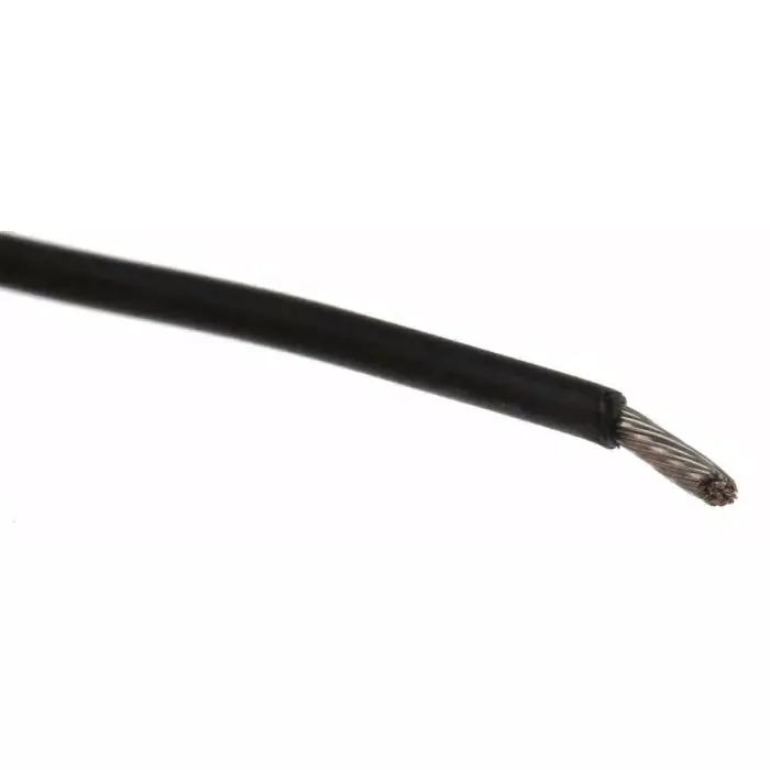 Alpha Wire Ecogen Single Core Hook Up Wire 0.75 mm² Nominal Area Black 30 m Length, 6715 BK005