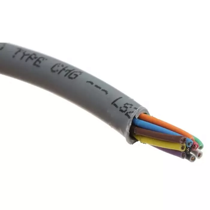 Alpha Wire Data Cable 10 Core 0.35 mm² Area Grey 30 m Length, 1180L SL005