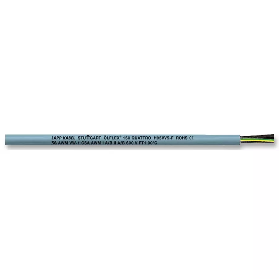 LAPP Cable, Ctrl, 5 Core, 2.5mm, 50M, 0015405