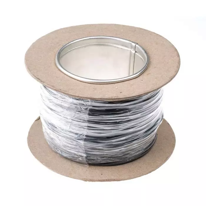 Hew Heinz Eilentropp SIFF Series Black 0.26 mm² Hook Up Wire 23 AWG 130/0.05 mm 100m Silicone Insulation, 8955-01-100