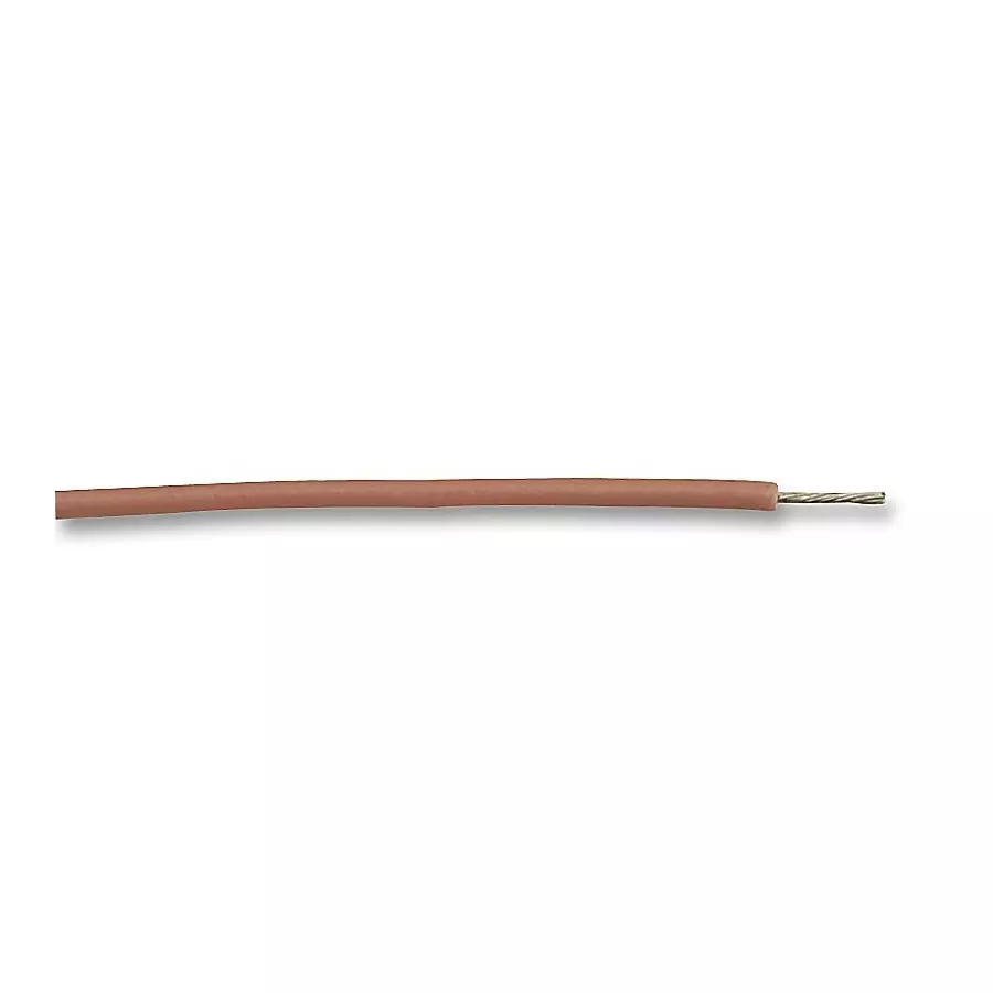 MULTICOMP PRO Hook Up Wire Tinned Annealed Copper 0.75 mm² Conductor Area 1.5 kV Pink, MP005433