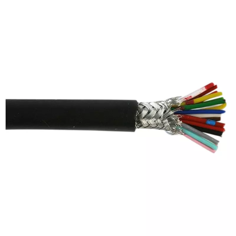 MULTICOMP PRO Multicore Cable Tinned Copper 0.2 mm² Conductor Area 440 V Black, MP002378